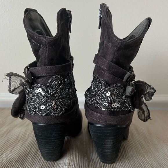 Not Rated Women's Midas Ankle Bootie Grey Sz 7.5 women - Picture 7 of 16